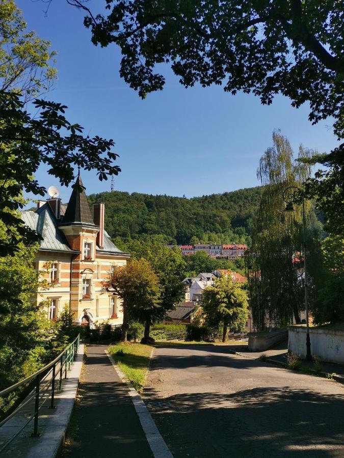 Ubytovani Ester - Utulny Byt V Lazenskem Centru Karlovych Varu Se Zahradkou Apartment Карлови Вари Екстериор снимка